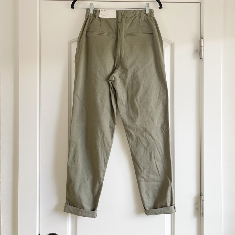 American Eagle Mom Pant Olive Green - 0 - Picture 7 of 7